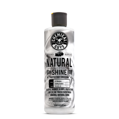 Chemical Guys Natural Shine New Look Shine Plastic, Rubber, Vinyl Dressing, 473ml