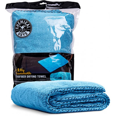 Chemical Guys Blue Woolly Mammoth Microfiber Dryer Towel, 60*90cm